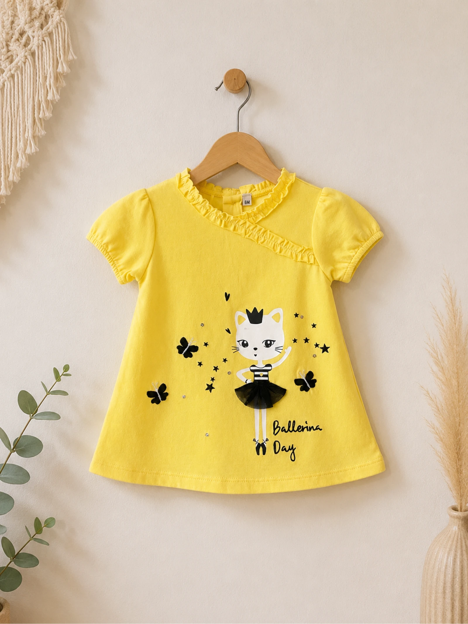 Robe jaune 6 mois 